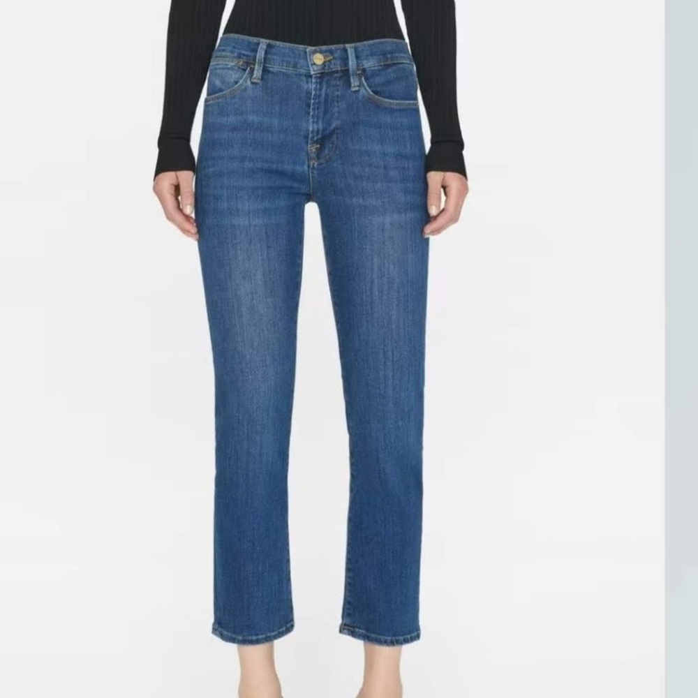 FRAME Denim Womens Le High Straight Jeans Size 27